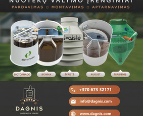 Visi Nuotekų Valymo Įrenginiai. Drenažas Lietus Vandentiekis / Dagnis, UAB / Darbų pavyzdys ID 2406838