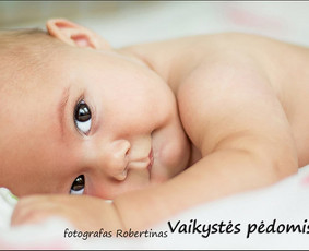 Vaikiška fotosesija su fotografu Robertinu
