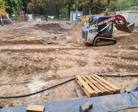 Ekskavatorinio krautuvo račioko bobcat nuoma skalda žvyras / Technika žemės kasimo darbai / Darbų pavyzdys ID 2411334