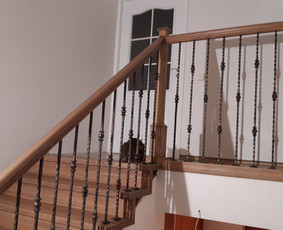 Laiptų gamyba, montavimas - Uosiniai, ąžuoliniai laiptai, staliaus darbai - 1
