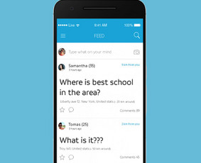 Nation finder, tai socialinio tinklo tipo programėlė.