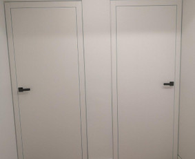 Vidaus durys (beapvadinės) - Langai, durys: gamyba, montavimas - 4 Langai, durys: gamyba, montavimas - Vidaus durys (beapvadinės) - 4