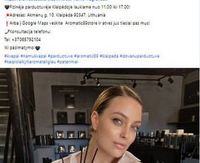 Socialinių tinklų kūrimas, turinys ir administravimas / Karolina Nikolaityte / Darbų pavyzdys ID 2415736