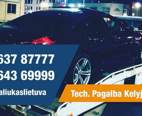 Techninė pagalba kelyje - Traliukas/tralas Techninė Pagalba kelyje Tralo paslaugos - 4