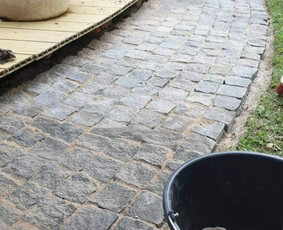 Trinkelių klojimas, pastatų griovimas, aplinkos tvarkymas - Aplinka, sodas - 1 Aplinka, sodas - Trinkelių klojimas, pastatų griovimas, aplinkos tvarkymas - 1