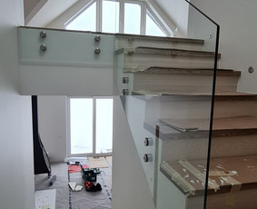 Berėmis ir įrėmintas, stiklo pertvaros, stiklo sprendimai / Art Glass / Darbų pavyzdys ID 2424640
