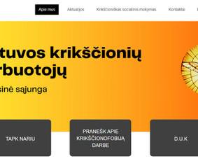 Pirminė krikščionių profsąjungos svetainė