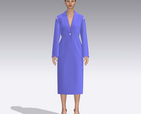 Rūbų konstravimas, modeliavimas, 3d modelių vizualizavimas / HABITUE / Darbų pavyzdys ID 2429794