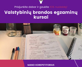 Lietuvių kalbos korepetitorius gyvai bei nuotoliniu būdu! / MB "Mano Korepetitorius" / Darbų pavyzdys ID 2430098