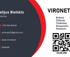 Klaipėda. Žaliuzės, Užuolaidos, Roletai, Romanetės. / MB "VIRONETA" / Darbų pavyzdys ID 2431714