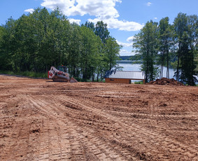 Sklypo lyginimas, formavimas - Mini krautuvo nuoma. Vejos įrengimas - 4