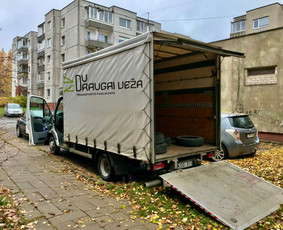 24/7 Perkraustymo paslaugos, baldų/šiukšlių utilizavimas / 2 Draugai veža / Darbų pavyzdys ID 2444858