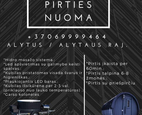 Mobili pirtis! Mobilus Kubilas! Nuoma Alytuje / Mobili pirtis! Mobilus Kubilas! / Darbų pavyzdys ID 2448136