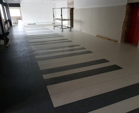 Dangos klojimas. Pvc grindys. Vinilines grindys. / Projektas Grindys / Darbų pavyzdys ID 2448938