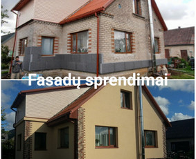 Fasadų šiltinimas ir apdaila. Klaipėda. / Saulius Fasadai / Darbų pavyzdys ID 2452090