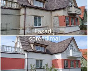 Fasadų šiltinimas ir apdaila. Klaipėda. / Saulius Fasadai / Darbų pavyzdys ID 2452106