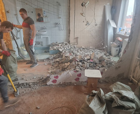 Pertvarų, sienų griovimas - Griovimo darbai senų baldu šiukšlių išvežimas - 3