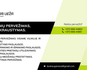 24/7 Perkraustymo paslaugos, baldų/šiukšlių utilizavimas / 2 Draugai veža / Darbų pavyzdys ID 2464070