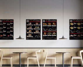 Kavinių ir restoranų meniu maketavimas - Rs grafikos dizainerė / logotipai / baneriai / plakatai. - 2