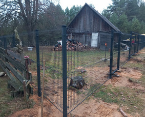 Montuojam segmentines ir metaliniu tvoralenčių tvoras / Arvydas / Darbų pavyzdys ID 2474558
