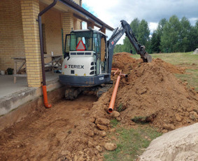 Mini Ekskavatoriaus, bobcat, savivarčio ir krano paslaugos / MB LANDCORAS / Darbų pavyzdys ID 2482024
