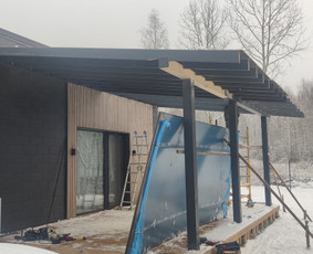 Karkasiniai statiniai, stoginės ir pavėsinės, terasos / Old Modern / Darbų pavyzdys ID 2483782