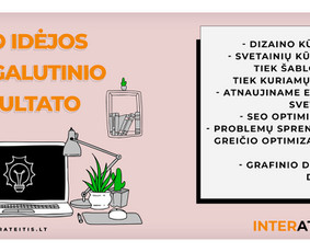 Interneto svetainių kūrimas - Internetinių svetainių, e. shop kūrimas - 1