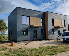 Karkasinių namų statyba - Karkasiniai statiniai, fasadai, stogai ir kiti statybos darb - 2