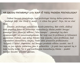 Psichologės Urtės kabinetas / Urtė Skorodinskienė / Darbų pavyzdys ID 2488028