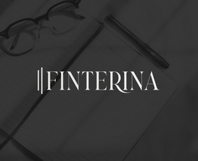 Finterina logotipas, buhalterija, apskaitos paslaugos.