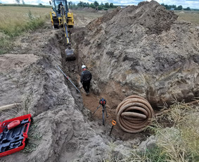 Vandentiekio, Nuotekų tinklų įrengimas / Robverta / Darbų pavyzdys ID 2501406