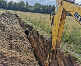 Vandentiekio, Nuotekų tinklų įrengimas / Robverta / Darbų pavyzdys ID 2501408