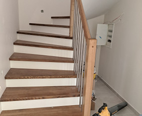 Laiptų pakopų gamyba - Medienos masyvo gaminiai , Bei jų montavimas - 2