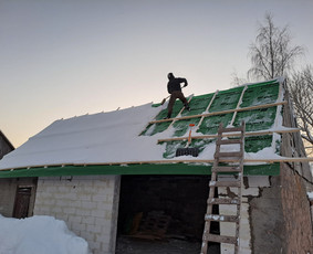 Stogdengys Naujastatyba Senų renovacija,remontas,lankstiniai / MB ,, Andjusta Statyba " / Darbų pavyzdys ID 2504424