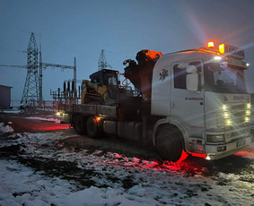 Fiskaras krovinių pervežimas kranas manipuliatorius tralas / Uab Audkasta / Darbų pavyzdys ID 2504834