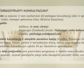 Psichologės Urtės kabinetas. Pasikėliau Kvalifikaciją ! - Psichologinė, emocinė pagalba - 4 Psichologinė, emocinė pagalba - Psichologės Urtės kabinetas. Pasikėliau Kvalifikaciją ! - 4