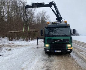 Krovinių pervežimas / fiskaro krano manipuliatoriaus nuoma / Kęstutis / Darbų pavyzdys ID 2509824