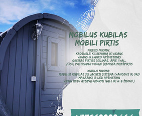 Mobili pirtis! Mobilus Kubilas! Nuoma Alytuje / Mobili pirtis! Mobilus Kubilas! / Darbų pavyzdys ID 2512124