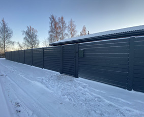Modernių tvorų įrengimas nuo pagrindų / MB"Skardinimo Vizija" / Darbų pavyzdys ID 2512202