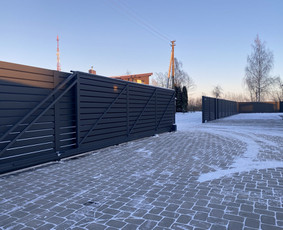Modernių tvorų įrengimas nuo pagrindų / MB"Skardinimo Vizija" / Darbų pavyzdys ID 2512240