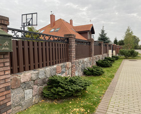 Modernių tvorų įrengimas nuo pagrindų / MB"Skardinimo Vizija" / Darbų pavyzdys ID 2512340