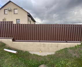 Modernių tvorų įrengimas nuo pagrindų / MB"Skardinimo Vizija" / Darbų pavyzdys ID 2512374