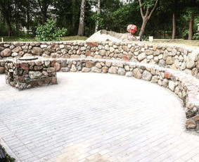 Lauko židiniai i&scaron; akmens - Akmens grindiniai, mūras, pakrantės. - 2