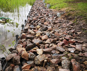 Akmens grindiniai, mūras, pakrantės. / Valentas / Darbų pavyzdys ID 2516002