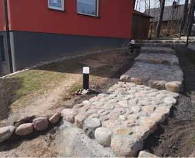 Akmens grindiniai, mūras, pakrantės. / Valentas / Darbų pavyzdys ID 2516074