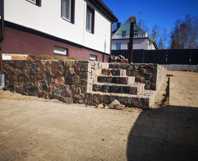 Akmens grindiniai, mūras, pakrantės. / Valentas / Darbų pavyzdys ID 2516162