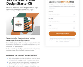 Tinklapių kūrimas (landing pages).