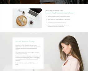Tinklapių kūrimas (landing pages).