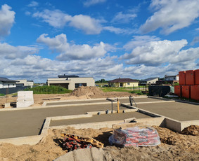 Statybos darbai - Grindų betonavimas - 1