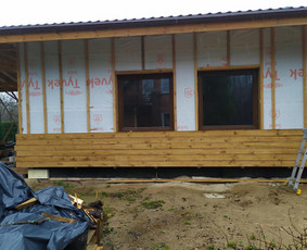 Statybos, apdaila - Karkasinių namų, pirčių statyba,stogų įrengimas. - 3